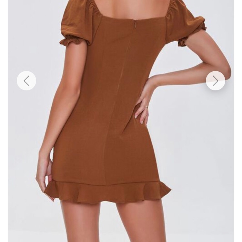FOREVER 21 RUCHED DRESS - Picture 2 of 4